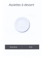 assiettes a dessert