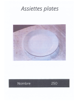 assiettes plates