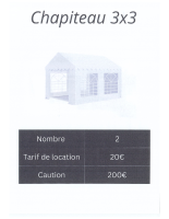 chapiteau 3×3