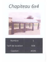 chapiteau 6×4