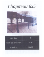 chapiteau 8×5
