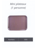 mini plateaux 1 personne