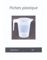 pichets plastique