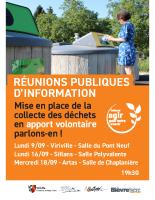 Réunions publiques – Affiche A3