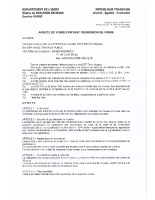 arrete permission voirie DA DPA AHDC TRAVAUX PUBLIC