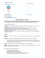arrete temporaire reglementant circulation 14062025