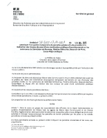 arrete prefectoral occupation parcelles privees travaux assainissement collectif