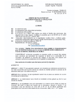 arrete de police ARES TP Chemin de martel 08122025 pour 30 j