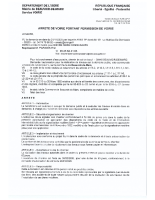 arrete permission voirie ARES TP chemin cul de boeuf du 0902 pour 90 jours